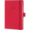 CONCEPTUM Wochenkalender 2026 C2665 1W/2S rot 15.1x10.8cm
