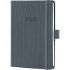 CONCEPTUM Wochenkalender 2026 C2667 1W/2S dunkelgrau 15.1x10.8cm