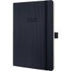 CONCEPTUM Wochenkalender 2026 C2622 1W/2S schwarz 21x13.5cm