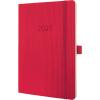 CONCEPTUM Wochenkalender 2026 C2634 1W/2S rot 21x13.5cm