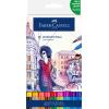 FABER-CASTELL Goldfaber Dual Marker 164618 18 couleurs, Etui
