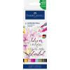 FABER-CASTELL Goldfaber Dual Marker 164524 Lettering, 6 couleurs