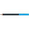 FABER-CASTELL Bleistift Jumbo Grip HB 511910 Two Tone schwarz/blau