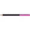 FABER-CASTELL Bleistift Jumbo Grip HB 511911 Two Tone schwarz/pink