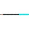 FABER-CASTELL Bleistift Jumbo Grip HB 511912 Two Tone schwarz/türkis