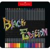 FABER-CASTELL Farbstifte Black Edition 116425 24 Farben, Metalletui