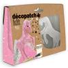 DECOPATCH Bastelset Einhorn KIT009O Bogen, Tier, Pinsel, Lack