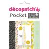 DECOPATCH Papier Pocket Nr. 17 DP017O 5 Blatt à 30x40cm
