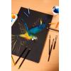 CLAIREFONTAINE Paint'On A5 975168C Schwarz 20 Blatt