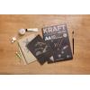 CLAIREFONTAINE Block Kraftpapier A4 975818C Braun/schwarz 60 Blatt