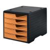 STYRO styroswingbox mit 5 Schubl. 275-8430.4192 apricot/Gehäuse schwarz