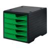 STYRO styroswingbox mit 5 Schubl. 275-8430.5192 gecko/Gehäuse schwarz