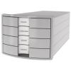 HAN Schubladenbox IMPULS A4/C4 1012-11 grau 4 Schubladen