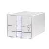 HAN Schubladenbox IMPULS A4/C4 1018-12 weiss 3 Schubladen