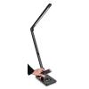 CEP Tischleuchte AGILE CLED-0370sch schwarz, dimmbar, Qi 7.2W
