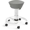 AERIS Sitzhocker Swopper 102HBSTWHWHC grau/weiss mit Rollen