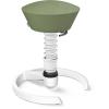 AERIS Sitzhocker Swopper 101STWHWHCP3 grün/weiss, mit Gleiter