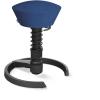 AERIS Sitzhocker Swopper 101STBKBKCM0 blau/schwarz, mit Gleiter