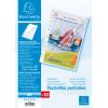 EXACOMPTA Zeigetaschen PP 60my A4 5800E transparent genarbt 100 Stück