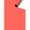 STEWO Geschenkpapier Uni Plain 2528591321 rot hell 70x200cm