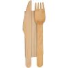 EJS Besteck-Set aus Holz 5444.3001.25 Messer,Gabel,Serviette 25 Stk.