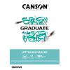 CANSON Graduate Lettering Marker A3 31250P027 20 Blatt, weiss, 180g