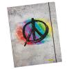ONLINE Gummizugmappe A4 07931/6 Peace