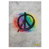 ONLINE Kladde Peace A5 07933/6 80g, 96 Blatt, dotted