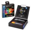STAEDTLER Fasermaler mit Pinselspitze 371 C24 pigment pen 376 24er Set