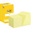 POST-IT Block 76x76mm 654 CY Gelb 12x100 Blatt
