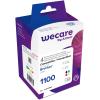 WECARE Multipack rebuilt CMYBK LC-1100VALWE z.Brother MFC-6490CW 17/3x9ml