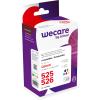 WECARE Multi rebuilt 525/526 BKCMY CLI-526PACKWE z.Canon PIXMA iP 4850 19/4x9ml