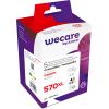 WECARE Multipack rebuilt XL BKCMY PGCL570/1 zu Canon PIXMA MG5750 22/11ml