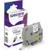 WECARE Band, laminiert schwarz/weiss TZe-241WE ersetzt Ptouch TZe-241 18mm
