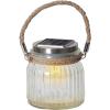 STAR TRADING Solar LED-Leuchte Jamjar 12cm 12.479-42 transparent