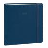QUO-VADIS Agenda Silk Exec.Prest. 2026 905443Q 1W/2S dunkelblau ML 16x16cm