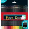 FABER-CASTELL Farbstifte Black Edition 116450 Kartonetui 50er