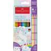 FABER-CASTELL Farbstift Colour Grip 201542 Einhorn 10 + 3