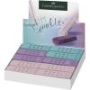 FABER-CASTELL Radierer RollOn 187310 Sparkle 3 Farben ass.