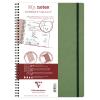 CLAIREFONTAINE AGE BAG MY.NOTES A4 783463C Spiralbuch liniert grün 60 Bl