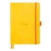 RHODIA Goalbook Notizbuch A5 117585C Softcover gelb 240 S.