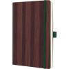 CONCEPTUM Notizbuch A5 CO674 dark wood, dots 194 Seiten