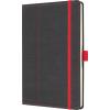 CONCEPTUM Notizbuch A5 CO695 grey-red, dots 194 Seiten