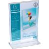 EXACOMPTA Tischaufsteller A6 86158D transparent, T-Form hoch
