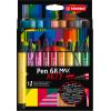 STABILO Fasermaler Pen 68 MAX Arty 768/18-21 ass. 18 Stück
