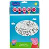 UNDERCOVER Ausmalblock m. 5 Buntstiften PIGP1300 Peppa Pig
