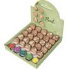 COLOP Woodies Display Floral 165670 25 Stempel, 5 Kissen