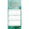 HEYE Familienplaner Watercolor 2027 23447+27 1M/1S DE 5 Spalten 21x45cm