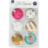 I AM CREATIVE Magnet Sommer Let`s Organize MAA4035.51 Glas, 3x1cm 6 Stück