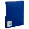 EXACOMPTA Sammelbox mit Gummizug A4 59142E marineblau PP
